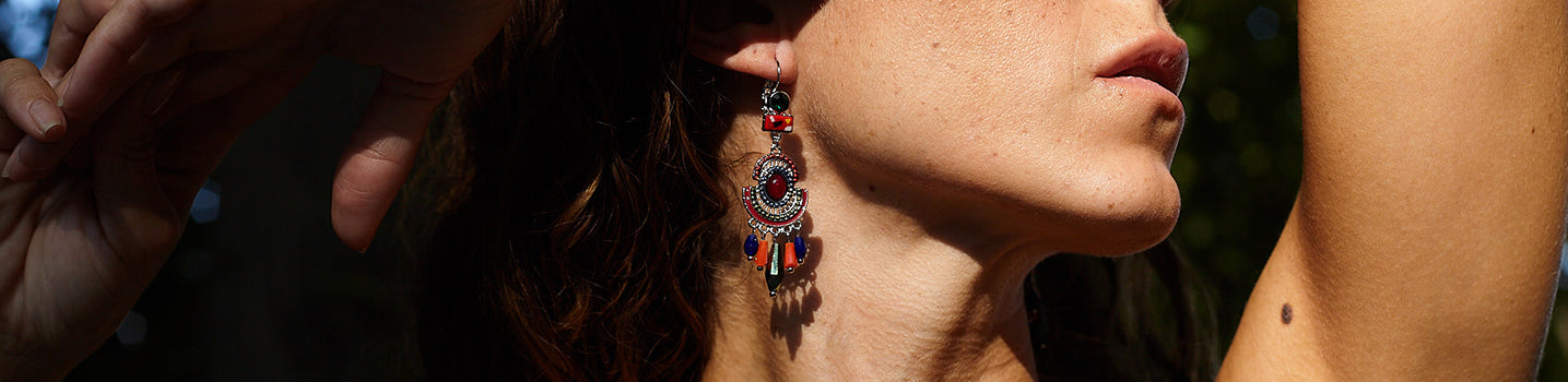 Boucles d'oreilles longues - fantaisie