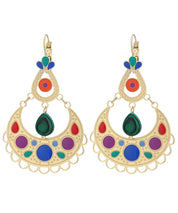 Boucles d'oreilles Longues Dormeuse Acier 22PEBOA002