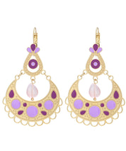Boucles d'oreilles Longues Dormeuse Acier 22PEBOA002