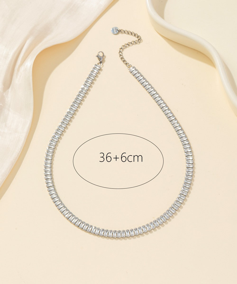 Collier Ras de cou Acier 24CCA017a