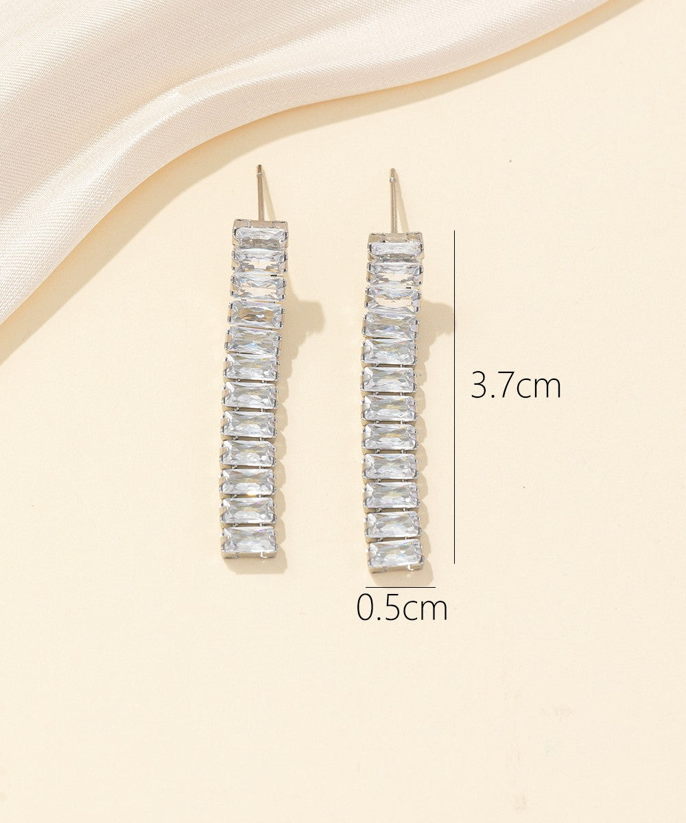 Boucles d'oreilles Clou Acier 24BOA032a
