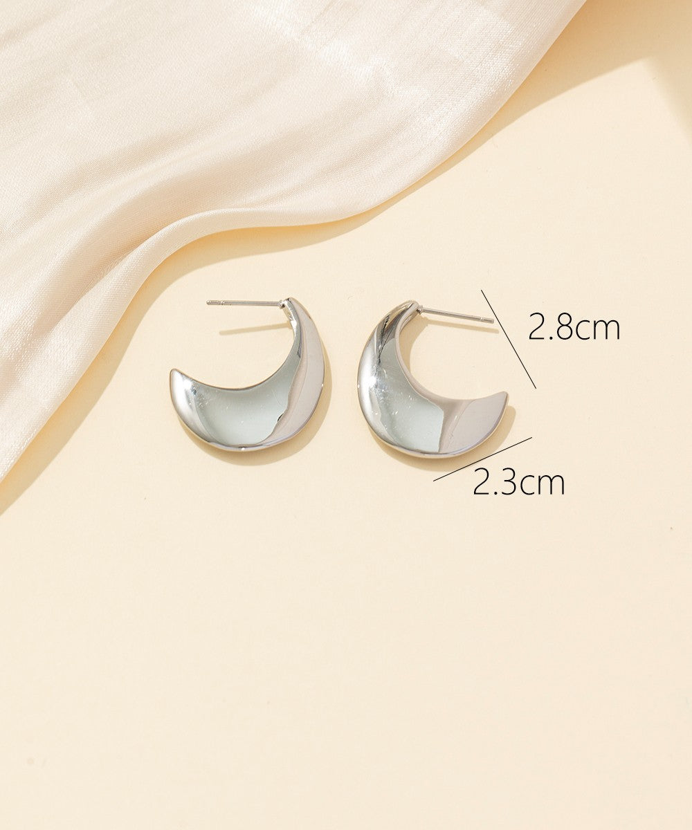 Boucles d'oreilles Clou Acier 24BOA041a