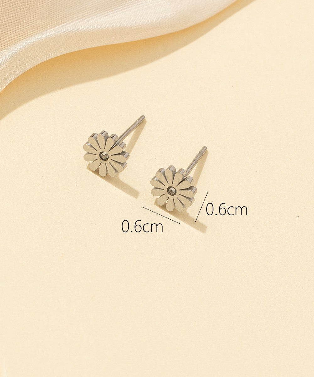 Boucles d'oreilles Clou Acier 24BOA044a
