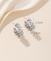 Boucles d'oreilles Clou Acier 24BOA058
