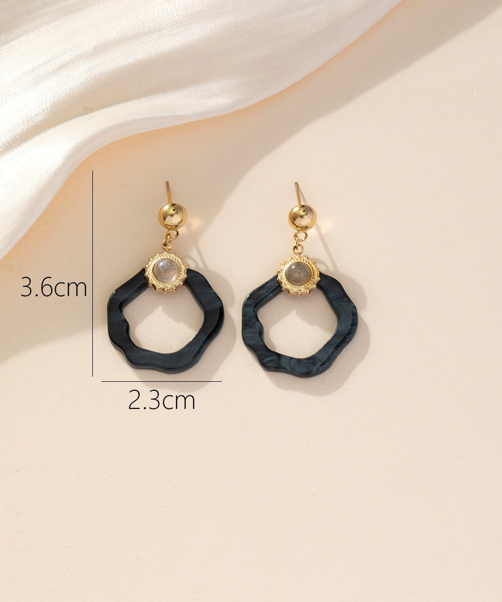 Boucles d'oreilles Clou Acier 24BOA008