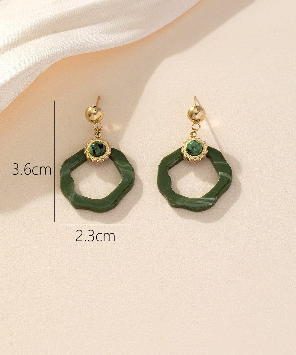 Boucles d'oreilles Clou Acier 24BOA008