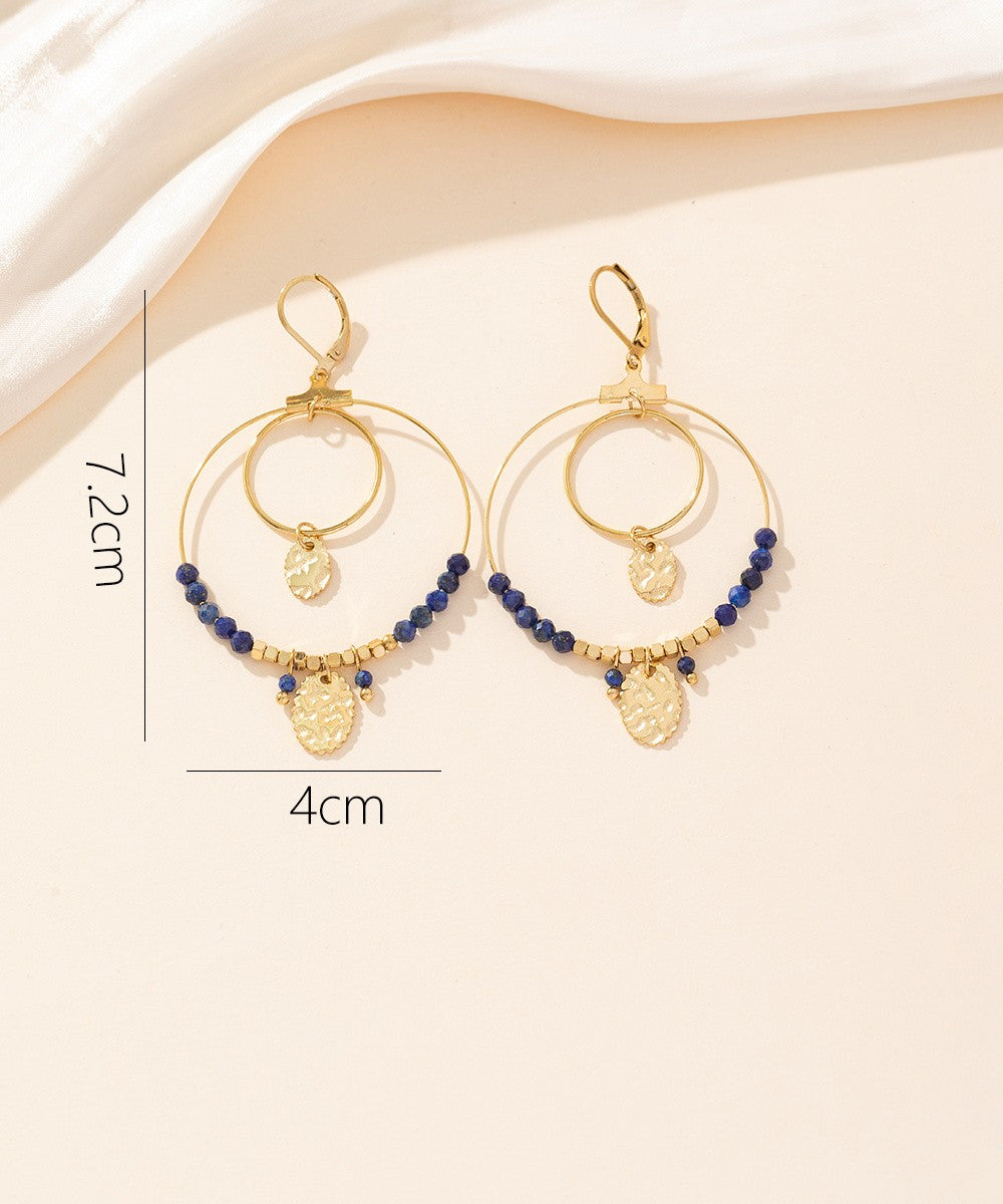 Boucles d'oreilles Dormeuse Acier 24BOA010