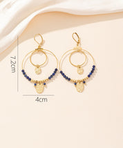 Boucles d'oreilles Dormeuse Acier 24BOA010