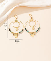 Boucles d'oreilles Dormeuse Acier 24BOA010