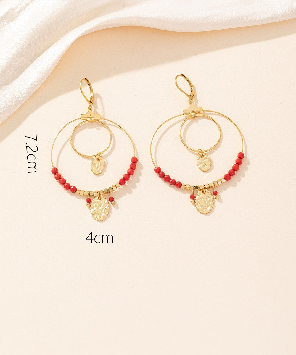Boucles d'oreilles Dormeuse Acier 24BOA010