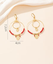 Boucles d'oreilles Dormeuse Acier 24BOA010