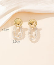 Boucles d'oreilles Clou Acier 24BOA013