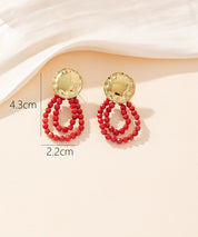 Boucles d'oreilles Clou Acier 24BOA013