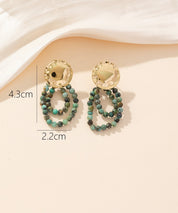 Boucles d'oreilles Clou Acier 24BOA013
