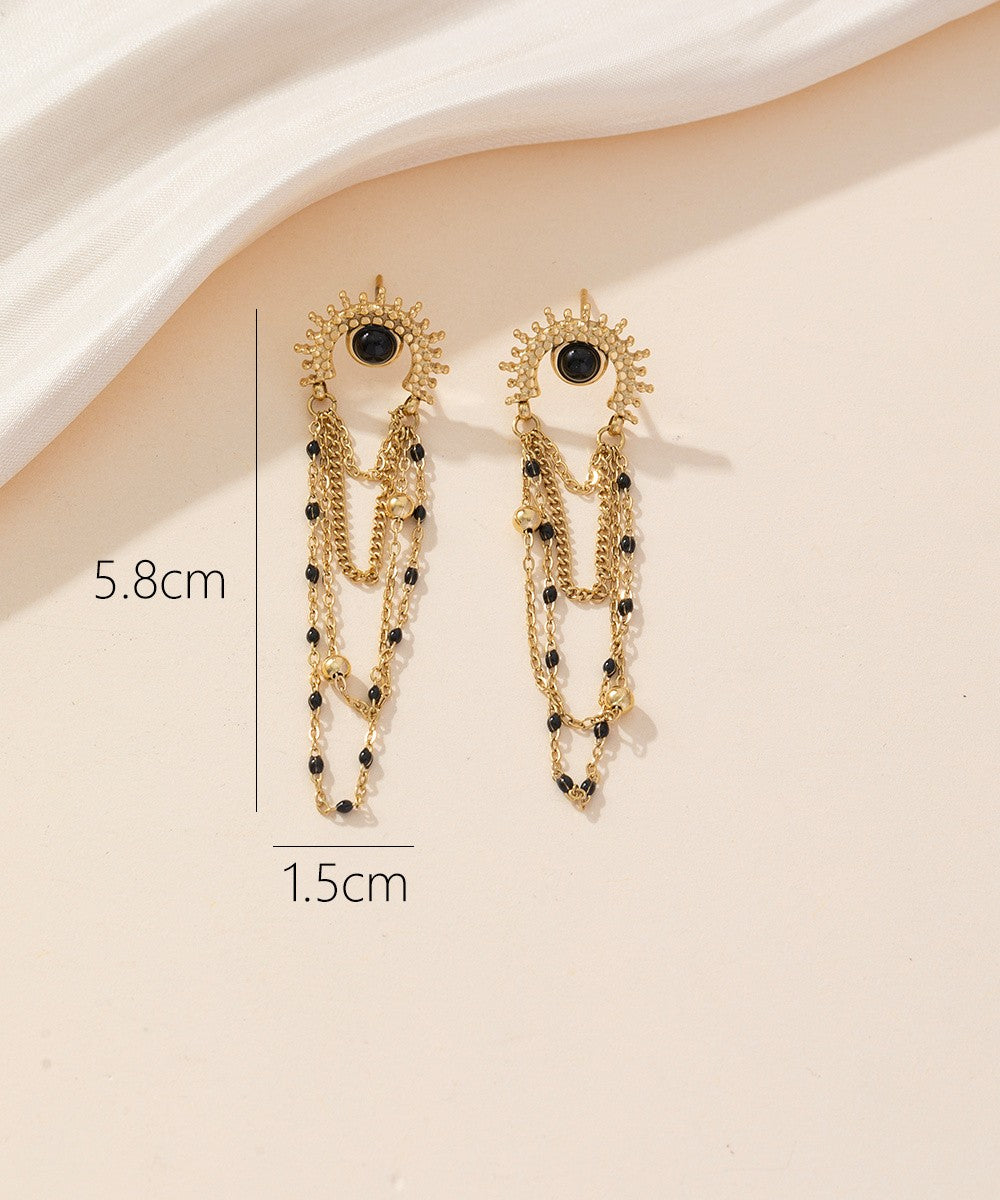 Boucles d'oreilles Clou Acier 24BOA024