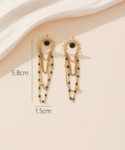 Boucles d'oreilles Clou Acier 24BOA024