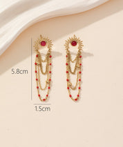Boucles d'oreilles Clou Acier 24BOA024