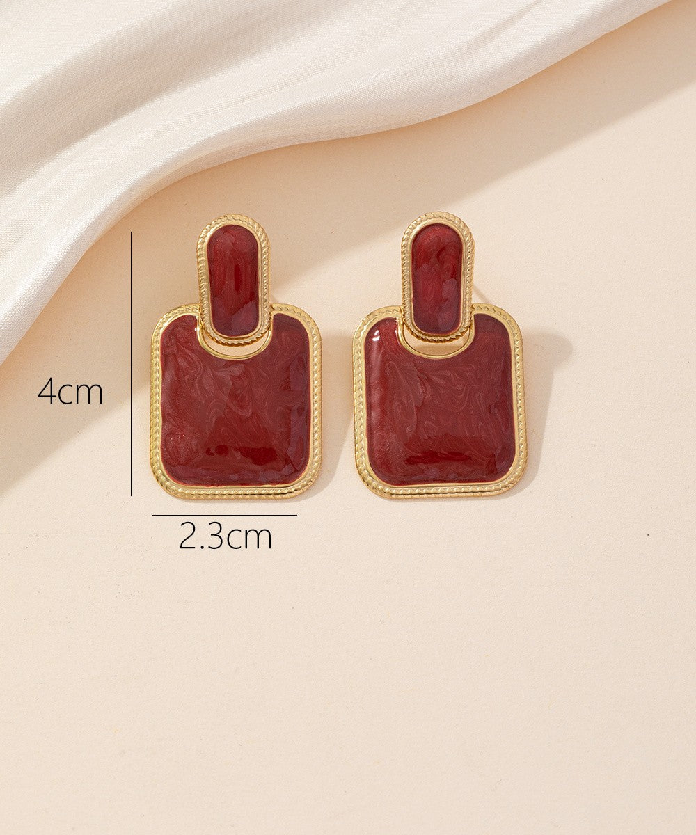 Boucles d'oreilles Clou Acier 24BOA025