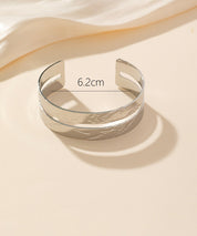 Bracelet Manchette Acier inoxydable 24BRA004