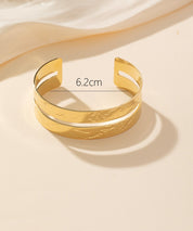 Bracelet Manchette Acier inoxydable 24BRA004