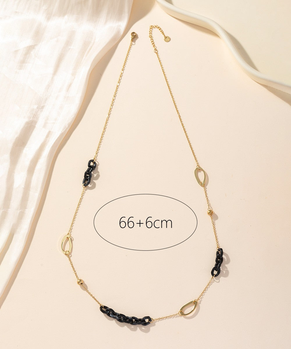 Collier Sautoir Acier 24CCA010