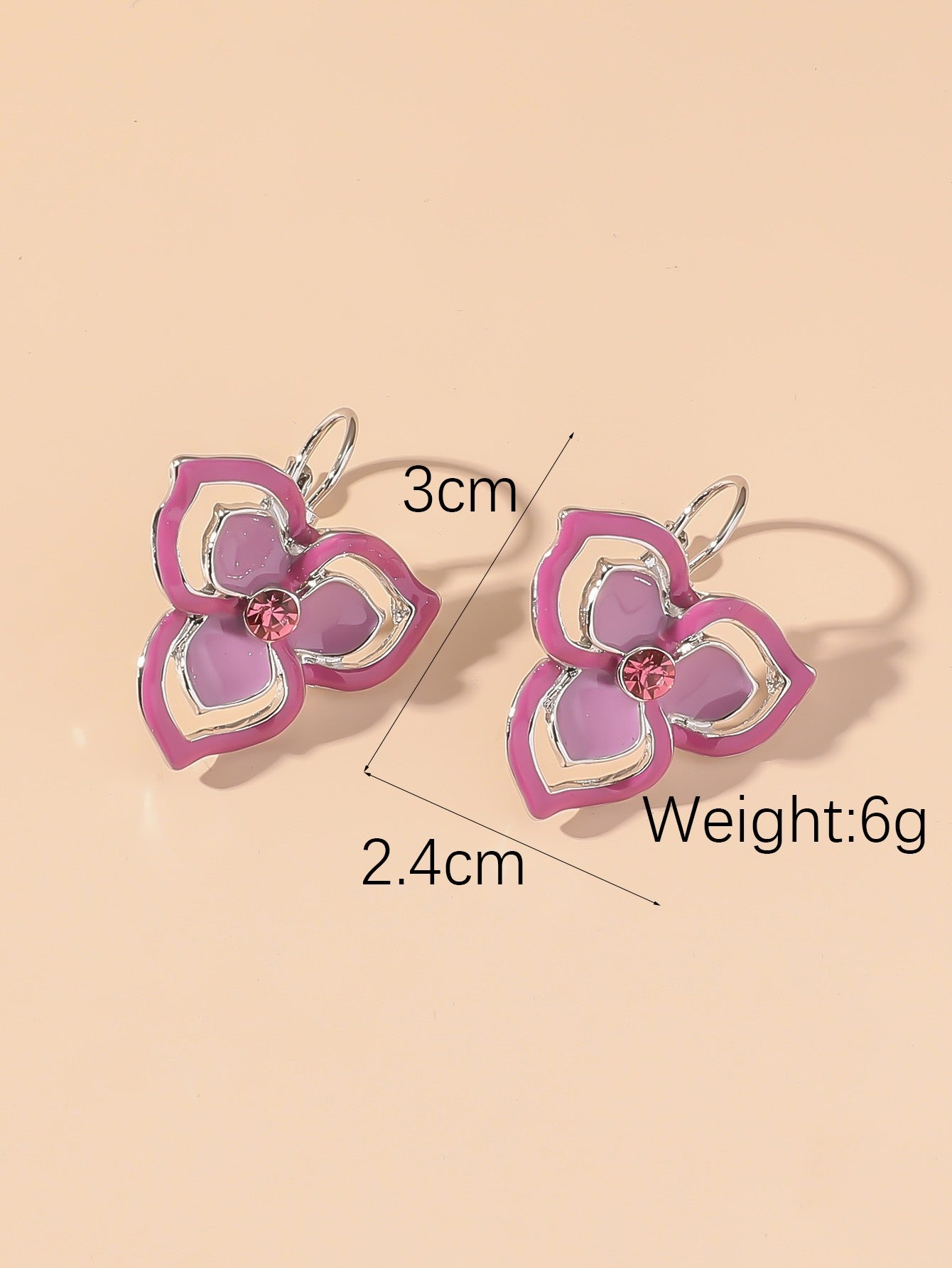 Boucles d'oreilles  Dormeuse 24PEBO010