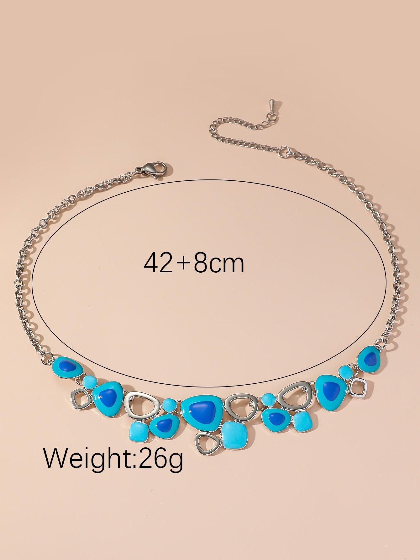 Collier chaine acier inoxydable 24PECC007