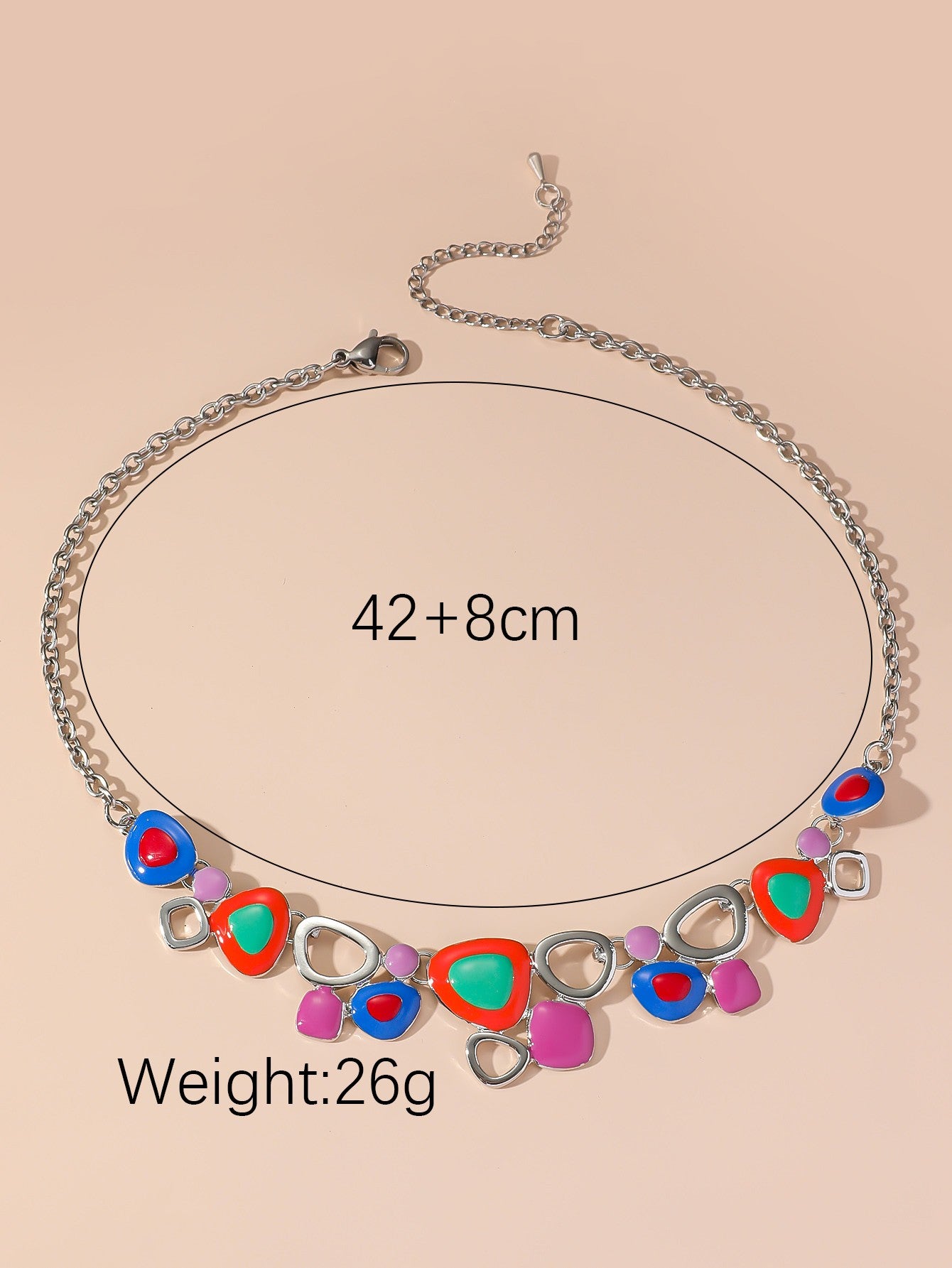 Collier chaine acier inoxydable 24PECC007