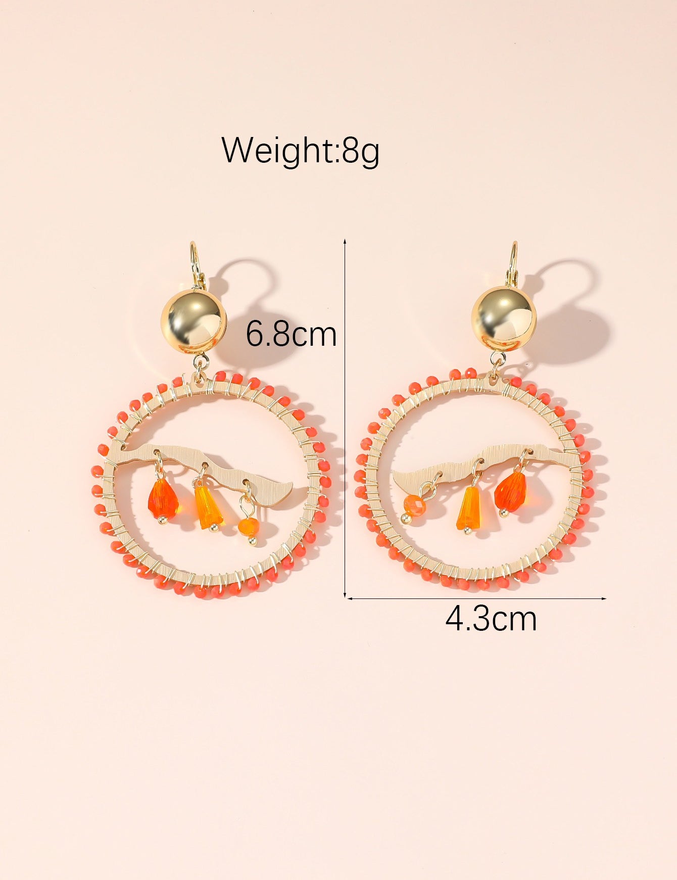 Boucles d'oreilles Dormeuse 24PEBOL010