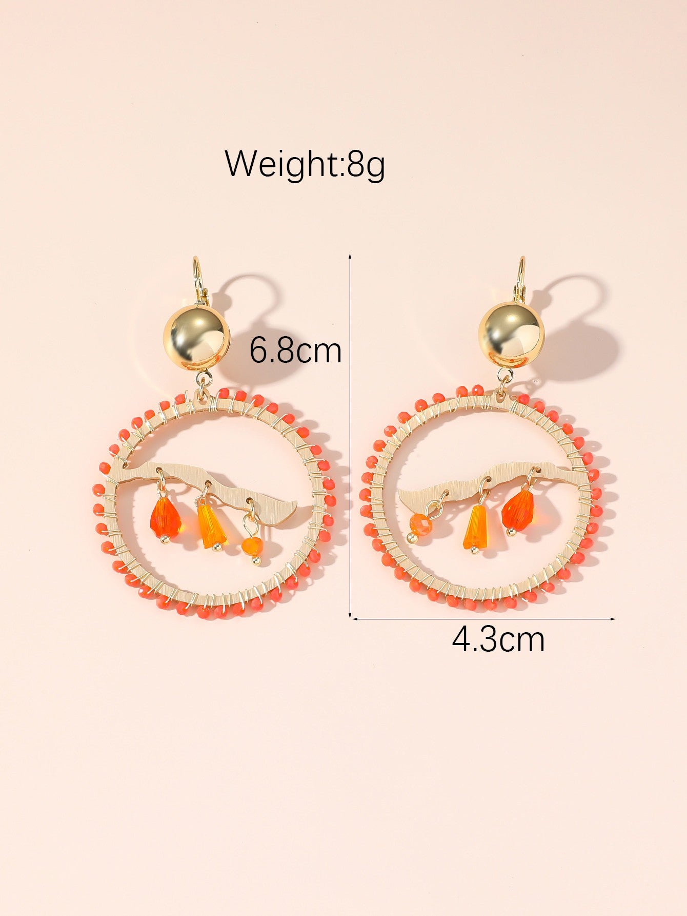 Boucles d'oreilles Dormeuse 24PEBOL010