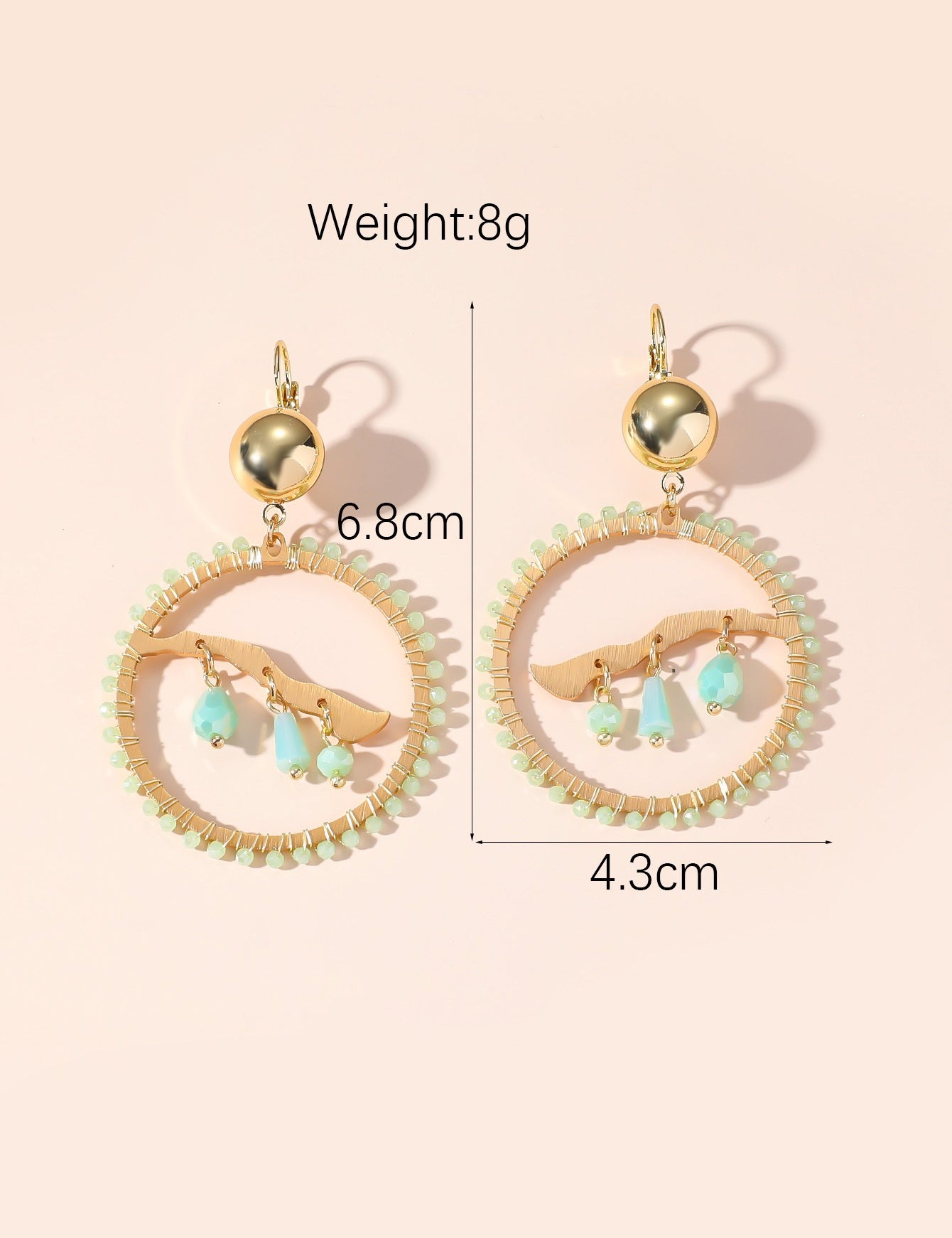 Boucles d'oreilles Dormeuse 24PEBOL010