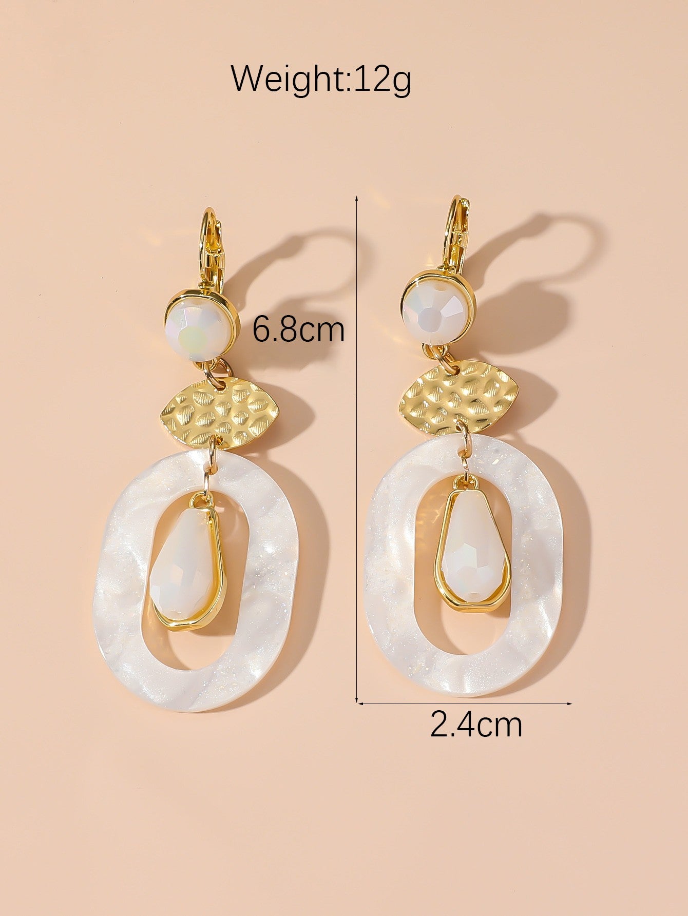 Boucles d'oreilles Dormeuse 24PEBOL035