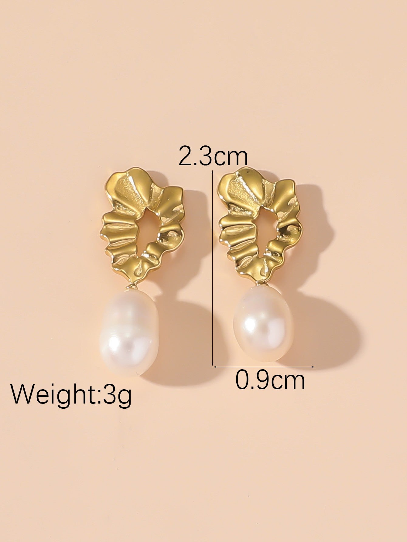 Boucles d'Oreilles à Clou en Acier Inoxydable 24BOA102