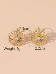 Boucles d'Oreilles Dormeuse en Acier Inoxydable 24BOA104