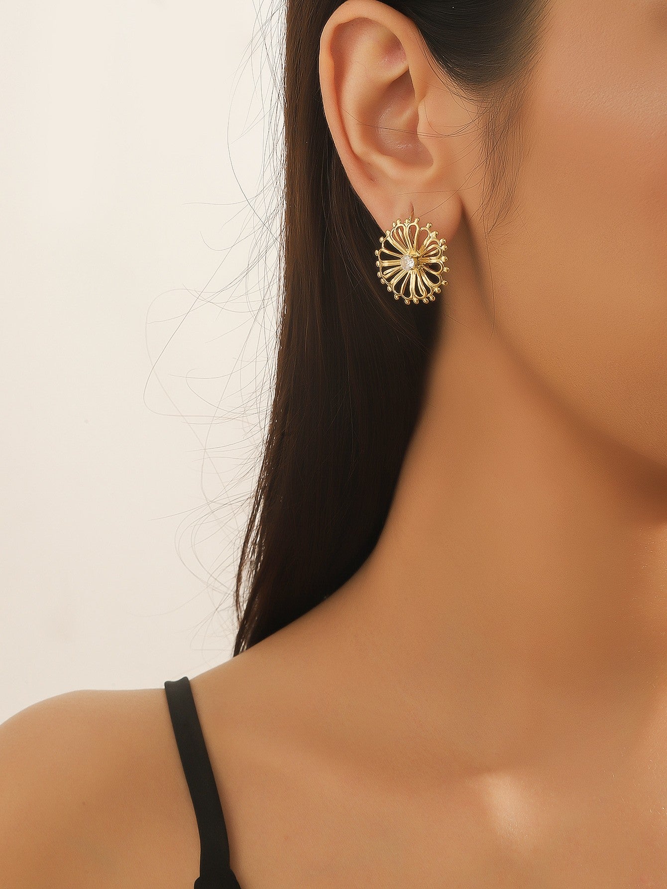Boucles d'Oreilles Dormeuse en Acier Inoxydable 24BOA104