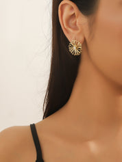 Boucles d'Oreilles Dormeuse en Acier Inoxydable 24BOA104