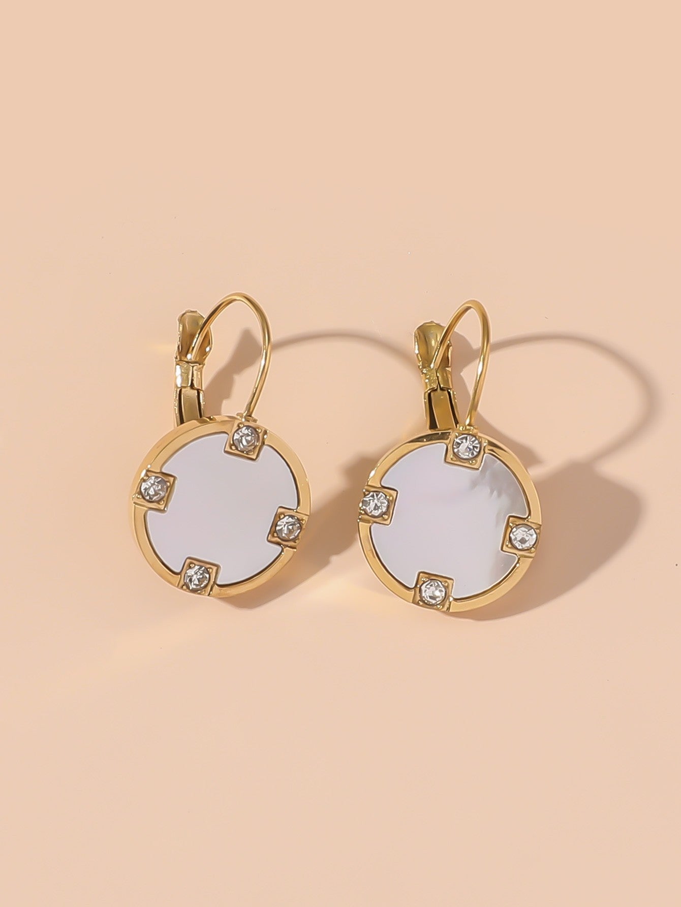 Boucles d'Oreilles Dormeuse en Acier Inoxydable 24BOA117