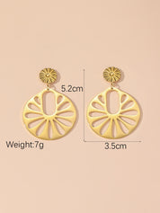 Boucles d'Oreilles à Clou en Acier Inoxydable 24BOA106