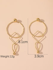 Boucles d'Oreilles à Clou en Acier Inoxydable 24BOA113