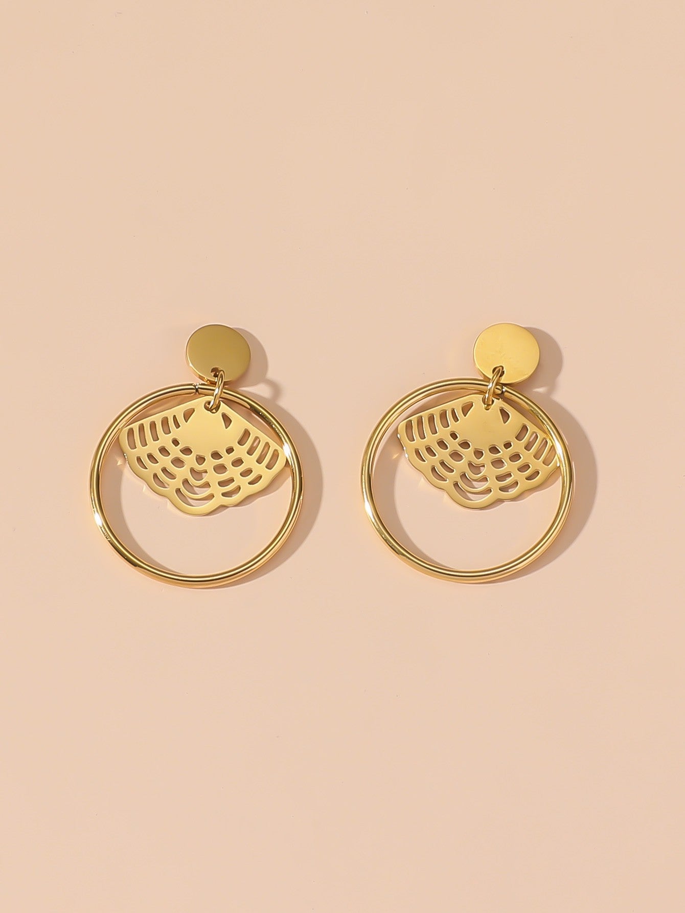 Boucles d'Oreilles à Clou en Acier Inoxydable 24BOA114