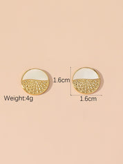 Boucles d'Oreilles à Clou en Acier Inoxydable 24BOA121