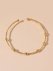 Bracelet Rigide Souple Ouvert en Acier Inoxydable 24BRA120