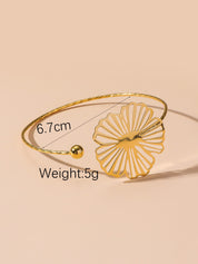 Bracelet Rigide Souple Ouvert en Acier Inoxydable 24BRA104