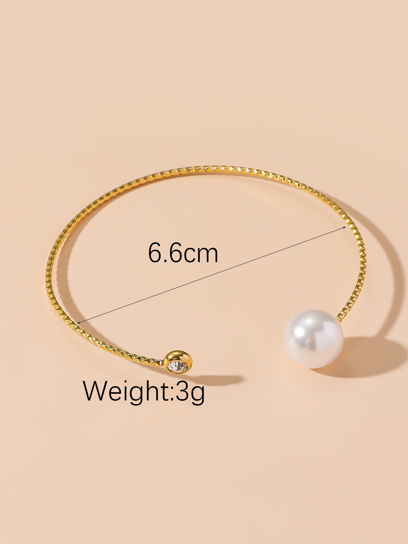 Bracelet Rigide Souple Ouvert en Acier Inoxydable 24BRA105