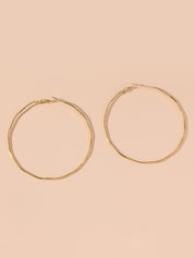 Boucles d'Oreilles Creole en Acier Inoxydable 24BOA108