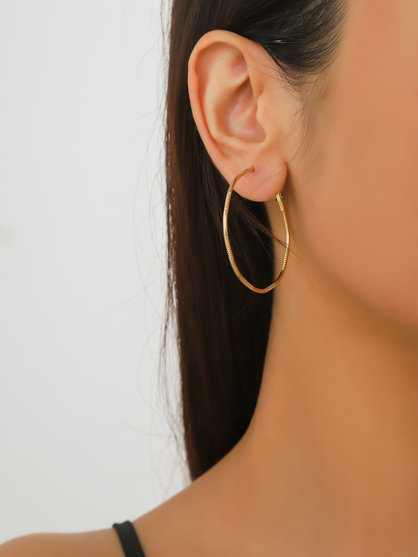 Boucles d'Oreilles Creole en Acier Inoxydable 24BOA109