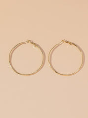 Boucles d'Oreilles Creole en Acier Inoxydable 24BOA109