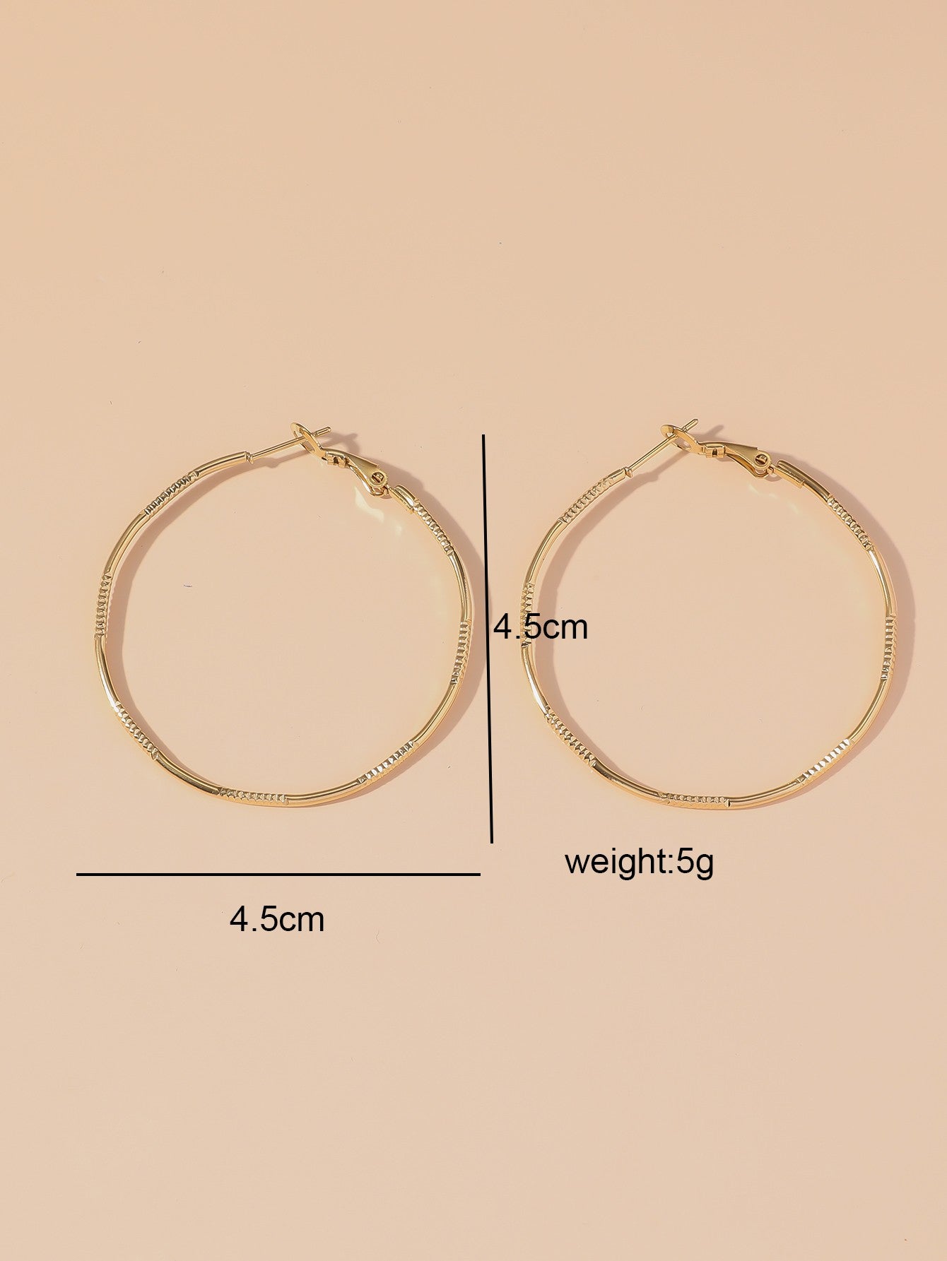 Boucles d'Oreilles Creole en Acier Inoxydable 24BOA109