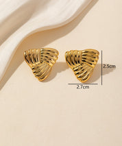Boucles d'Oreilles à Clou en Acier Inoxydable 25BOA201