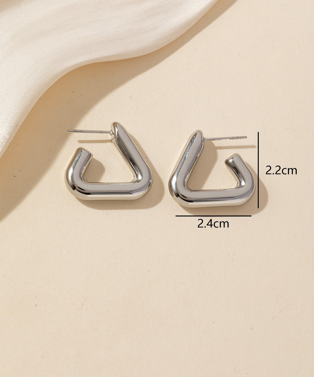 Boucles d'Oreilles à Clou en Acier Inoxydable 25BOA202